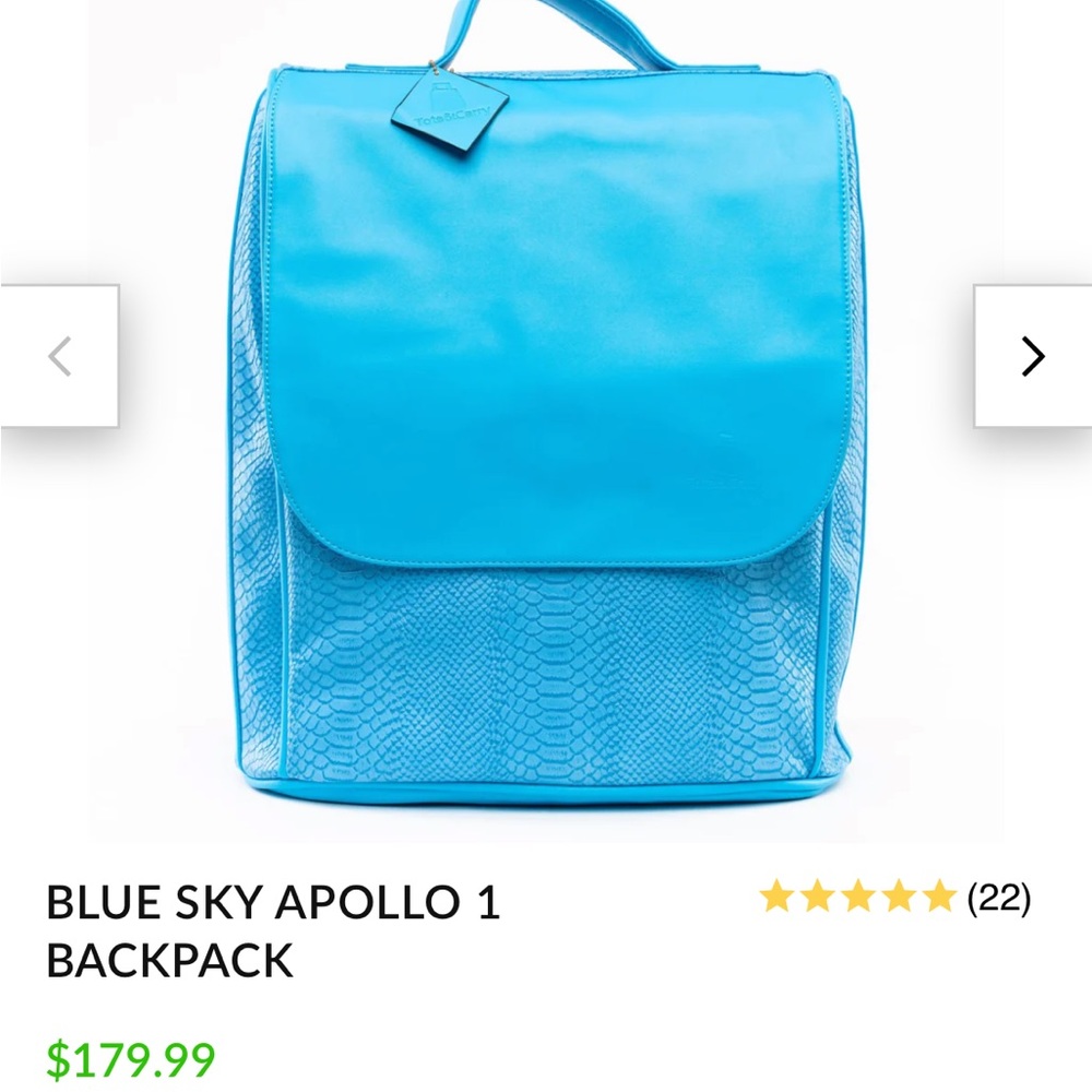 NWT Tote And Carry BLUE SKY APOLLO 1 BACKPACK